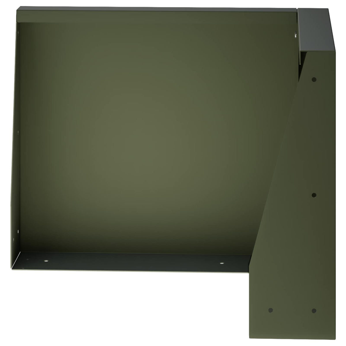 Retaining Wall 50 x 50 x 30 cm Steel Olive Green