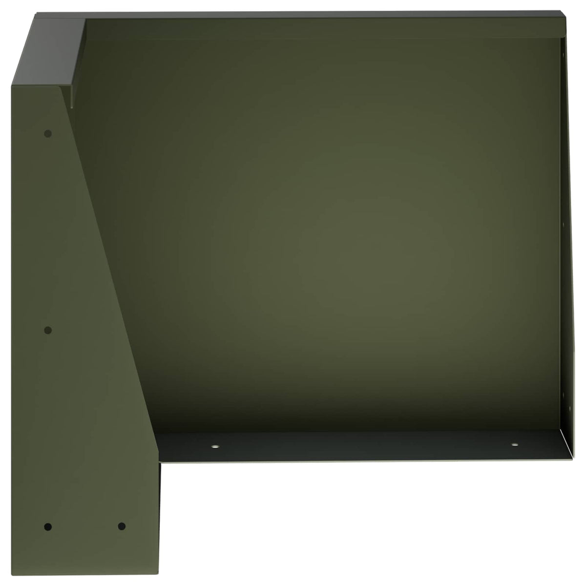 Retaining Wall 50 x 50 x 30 cm Steel Olive Green