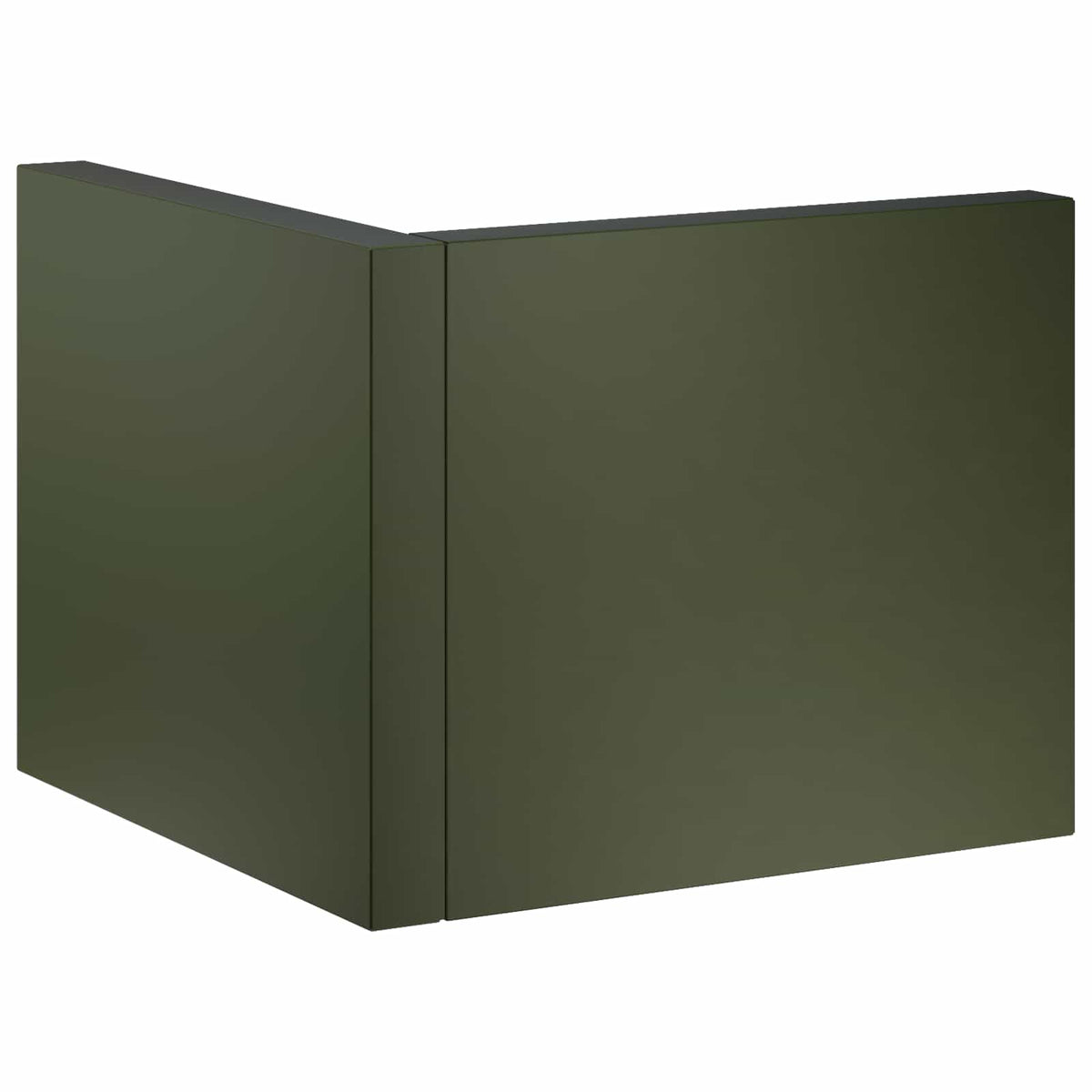 Retaining Wall 2 pcs 50 x 50 x 30 cm Steel Olive Green