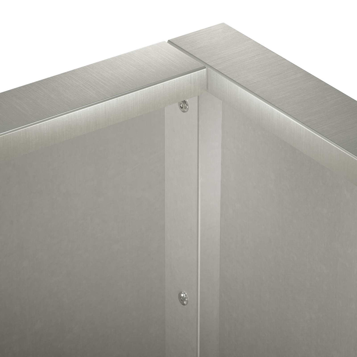Retaining Wall 50 x 50 x 30 cm Stainless Steel Silver