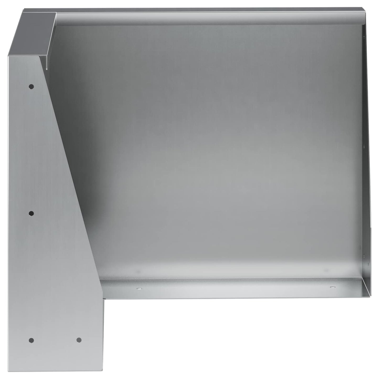 Retaining Wall 2 pcs 50 x 50 x 30 cm Galvanised Steel Silver