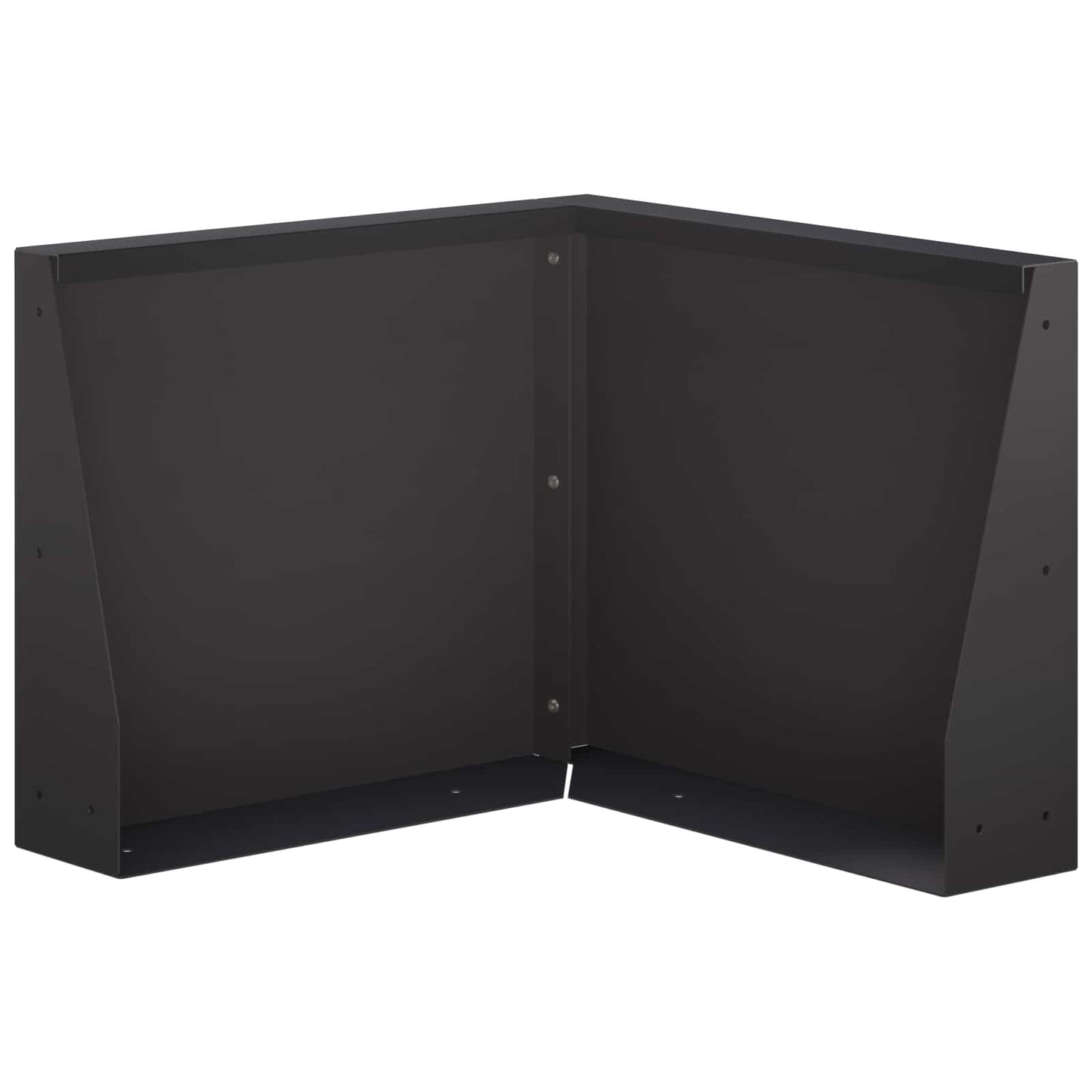 Retaining Wall 50 x 50 x 40 cm Steel Black