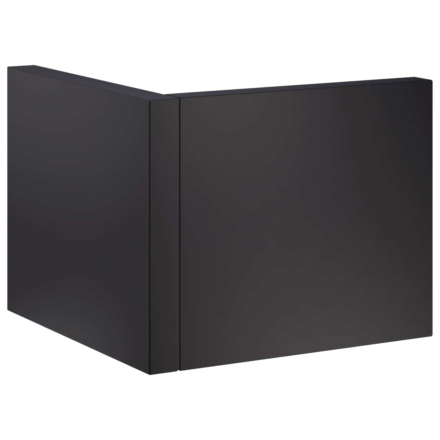 Retaining Wall 2 pcs 50 x 50 x 40 cm Steel Black