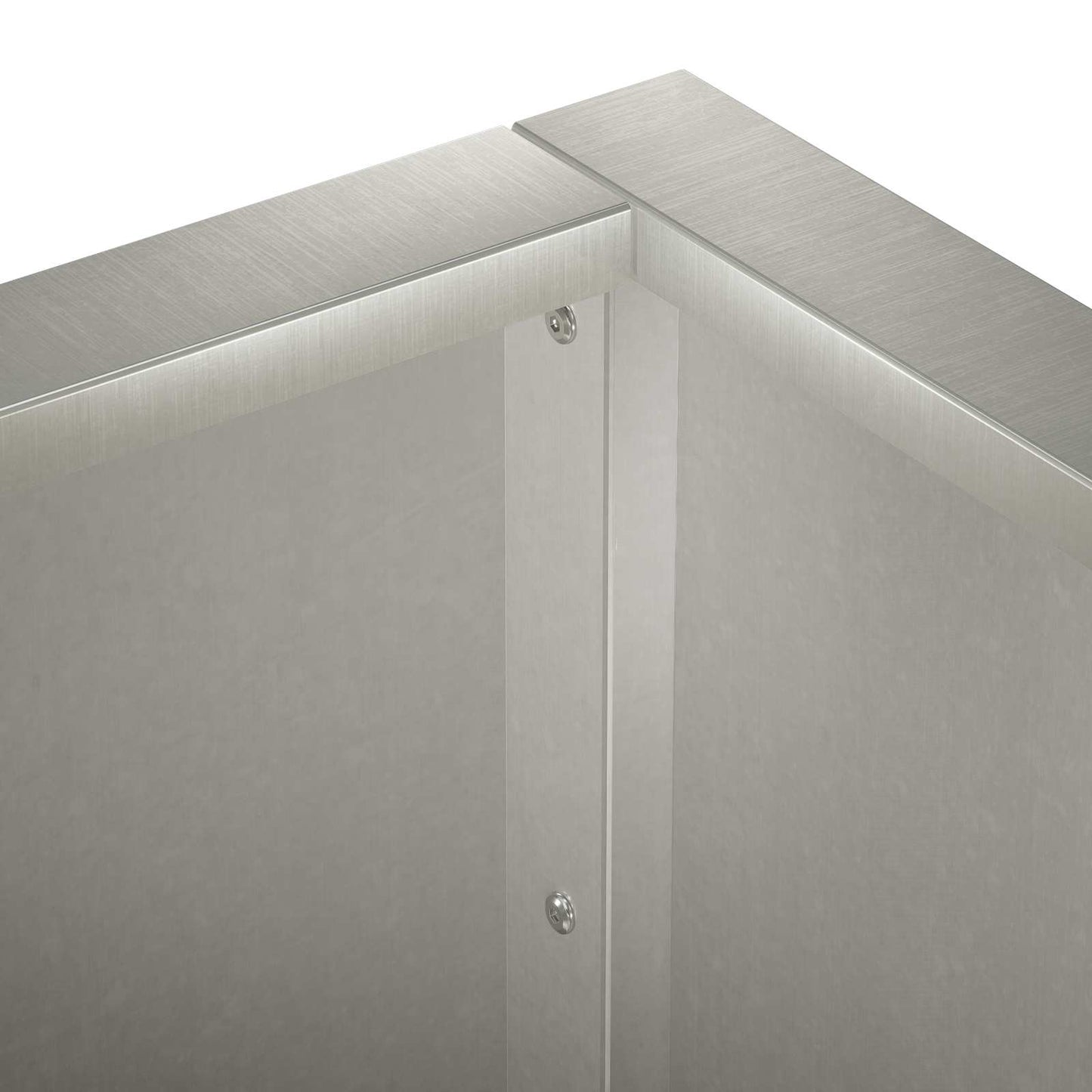 Retaining Wall 50 x 50 x 40 cm Stainless Steel Silver