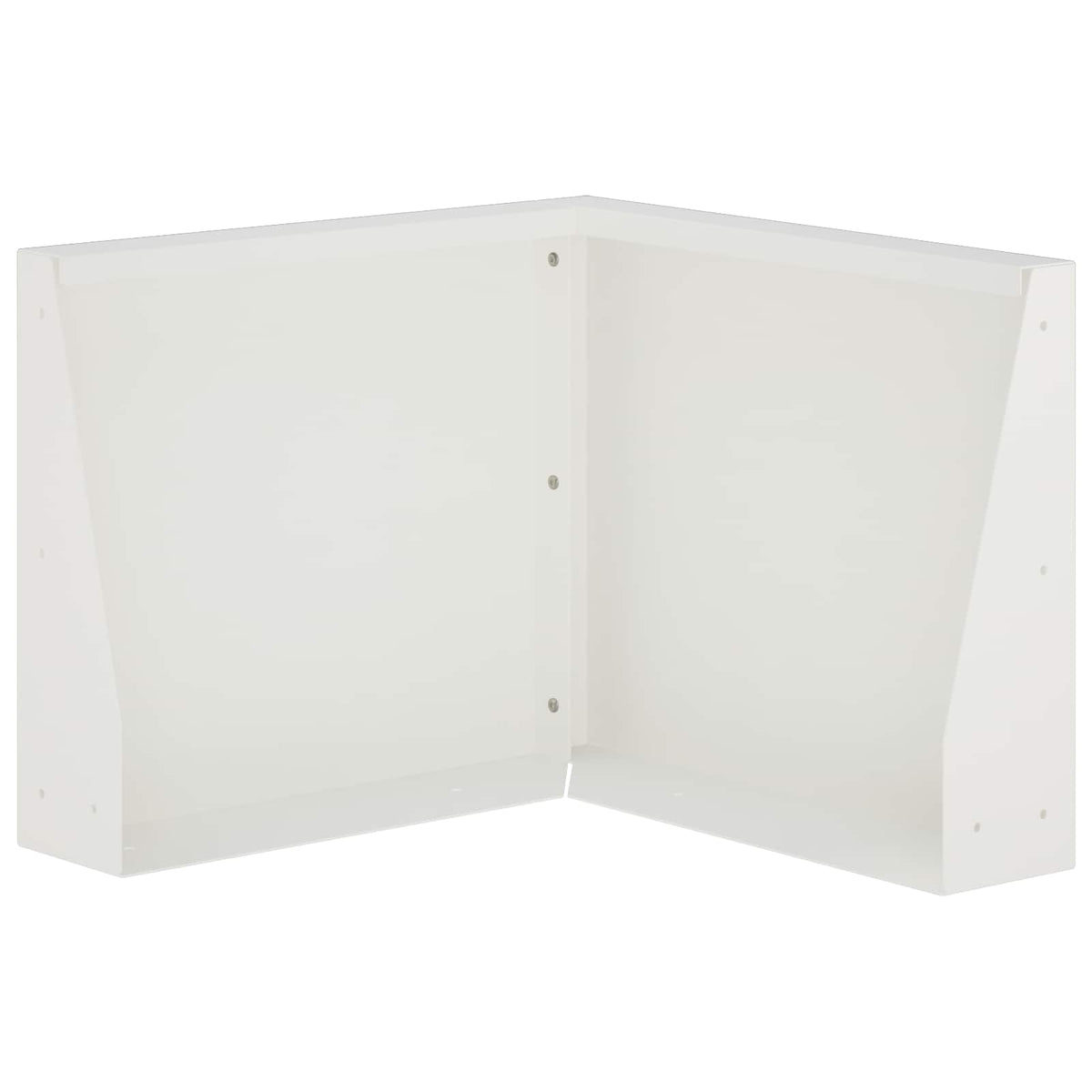 Retaining Wall 50 x 50 x 50 cm Steel White