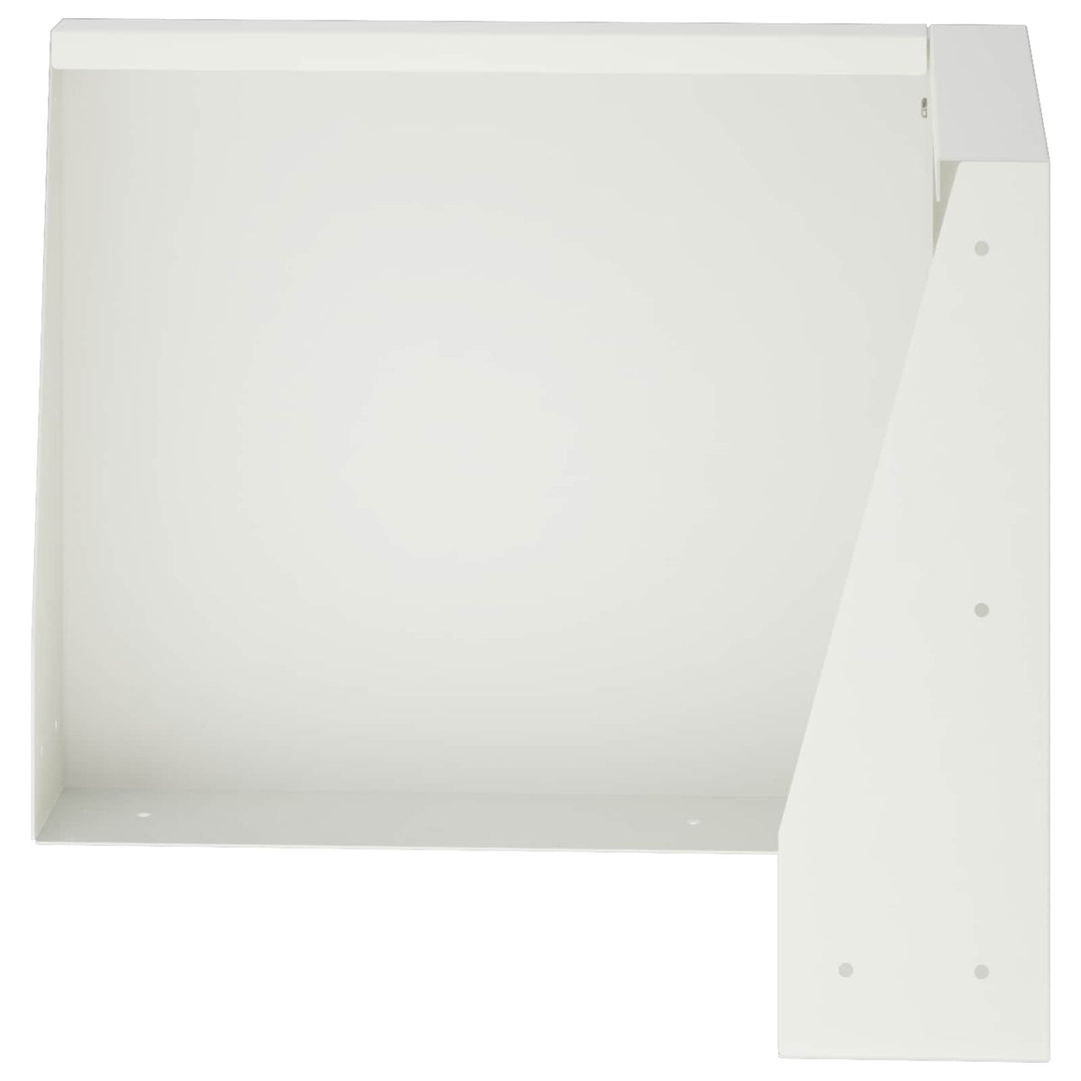 Retaining Wall 50 x 50 x 50 cm Steel White
