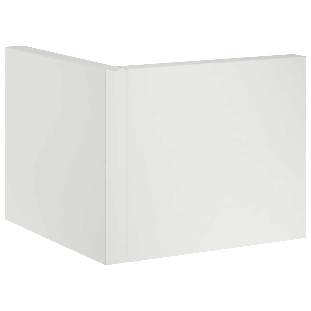 Retaining Wall 2 pcs 50 x 50 x 50 cm Steel White