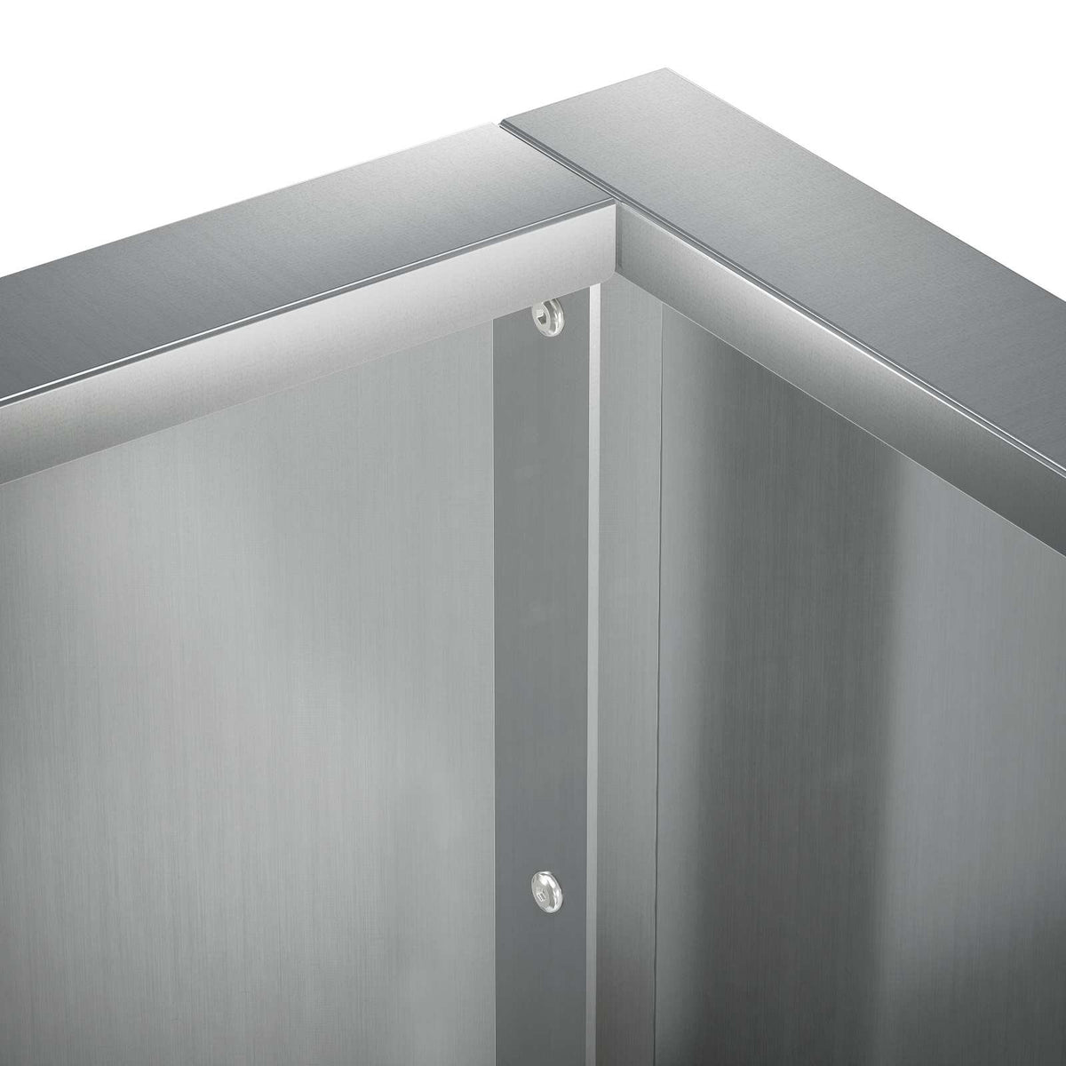 Retaining Wall 2 pcs 50 x 50 x 50 cm Galvanised Steel Silver
