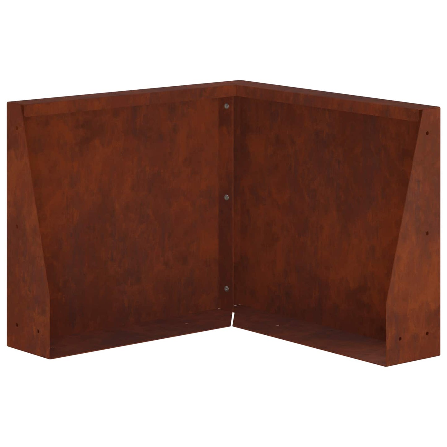 Retaining Wall 50 x 50 x 50 cm Weathering Steel Rusty