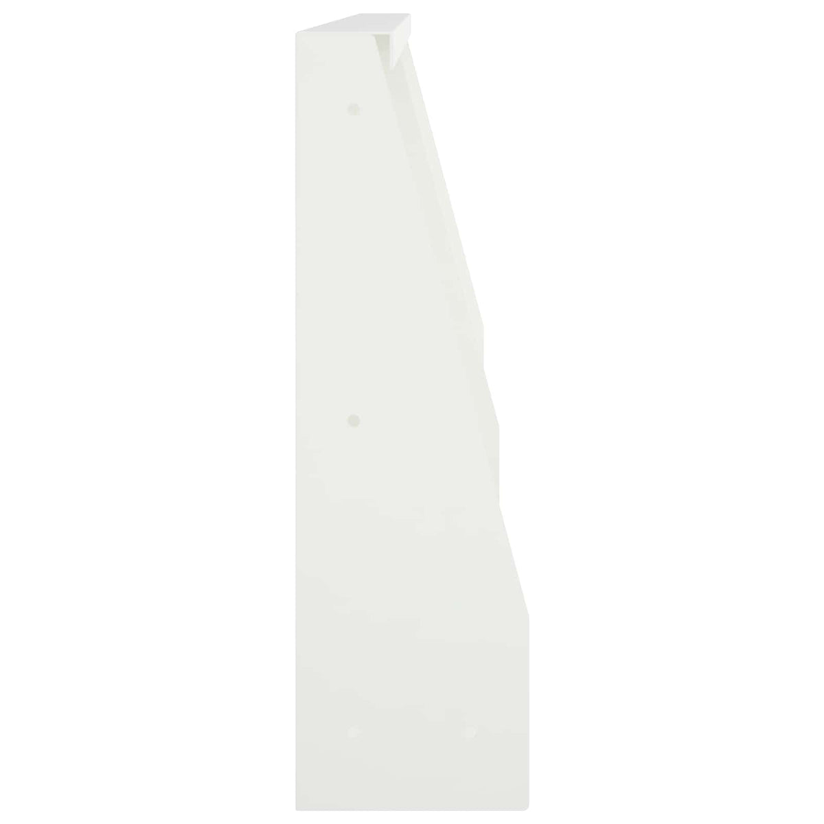 Retaining Wall 2 pcs 40 x 12 x 40 cm Steel White