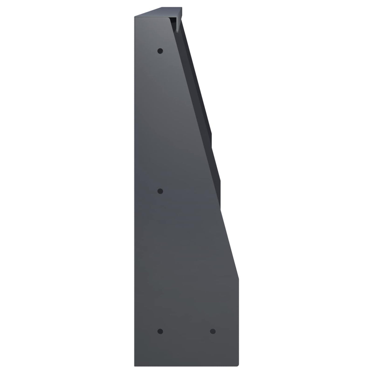 Retaining Wall 2 pcs 60 x 12 x 30 cm Steel Anthracite