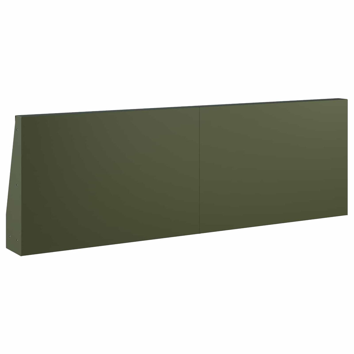 Retaining Wall 2 pcs 60 x 12 x 30 cm Steel Olive Green