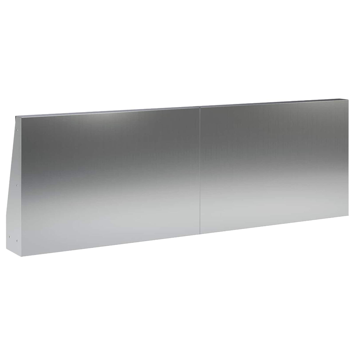 Retaining Wall 2 pcs 60 x 12 x 30 cm Galvanised Steel Silver