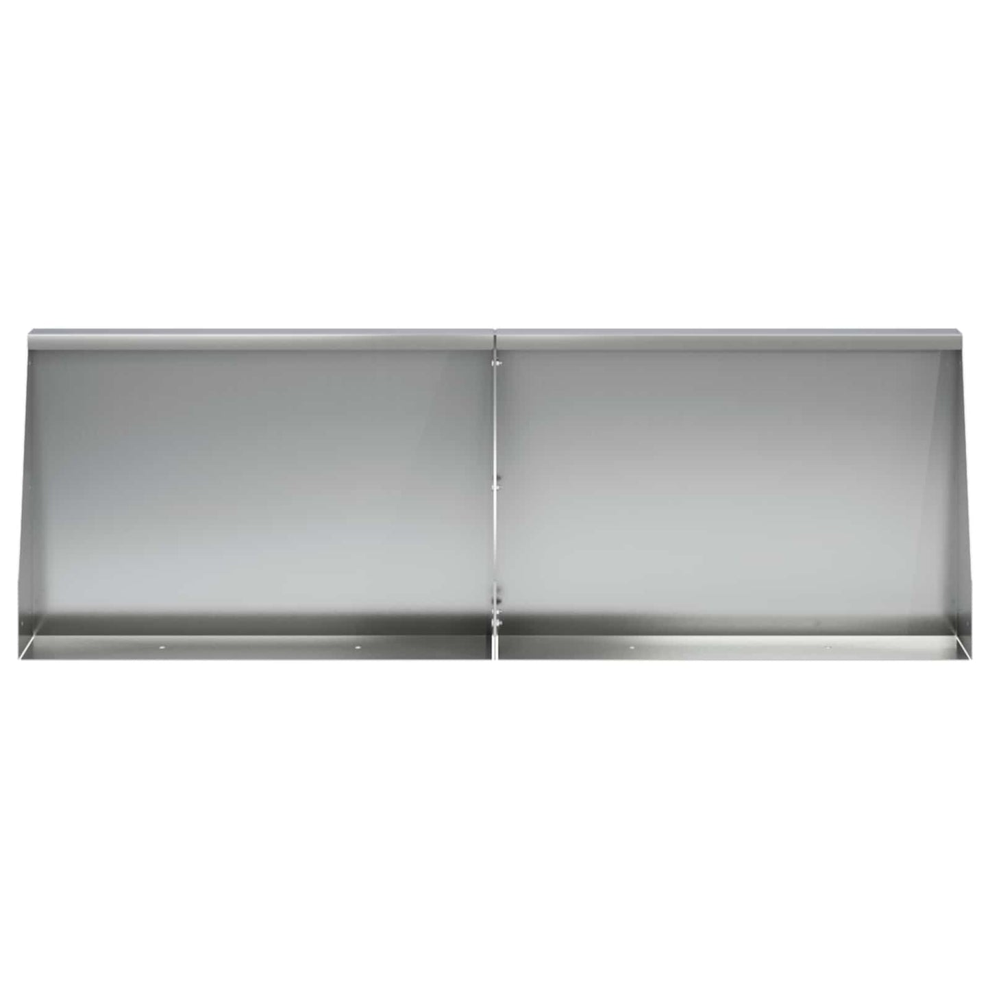 Retaining Wall 2 pcs 60 x 12 x 30 cm Galvanised Steel Silver
