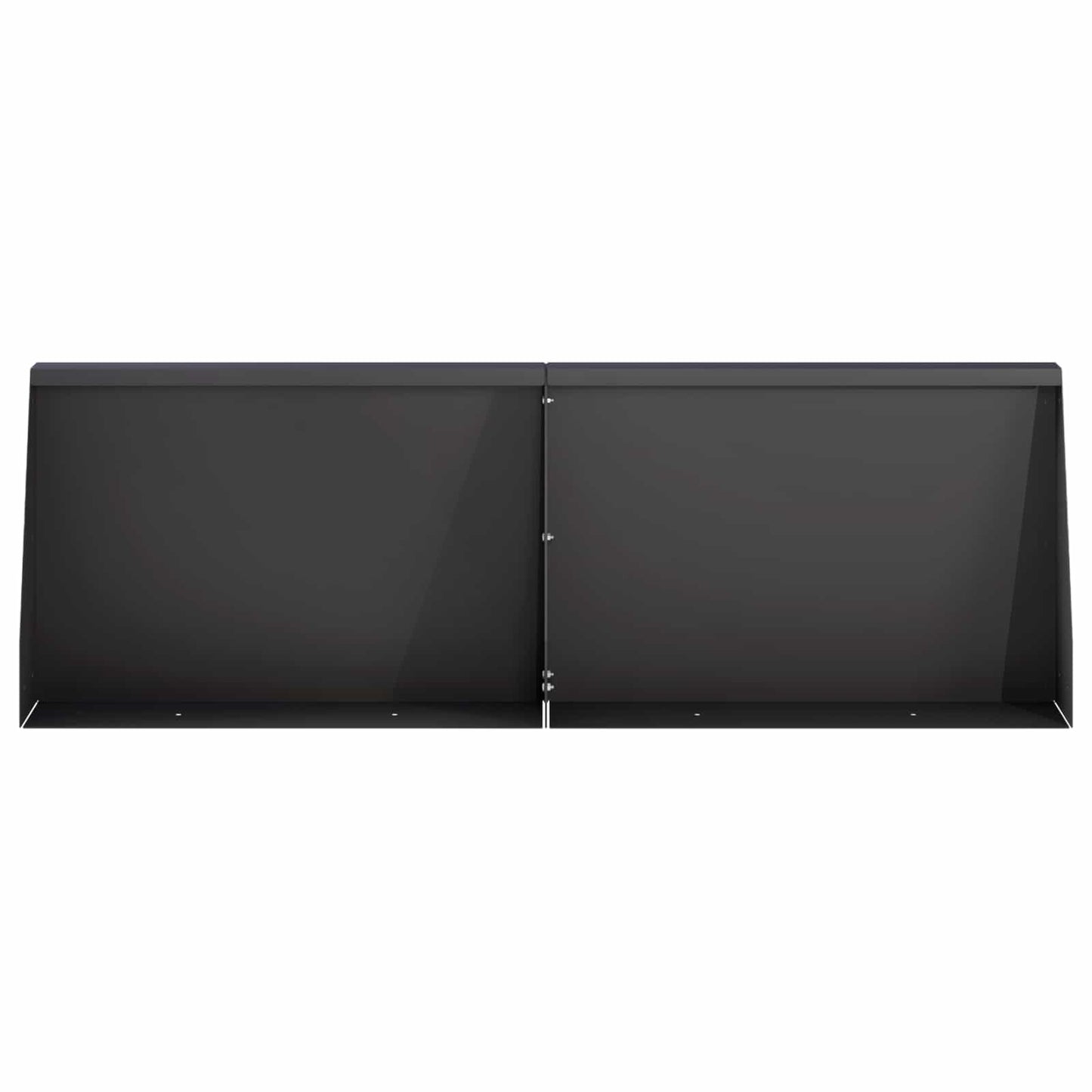 Retaining Wall 2 pcs 60 x 12 x 50 cm Steel Black