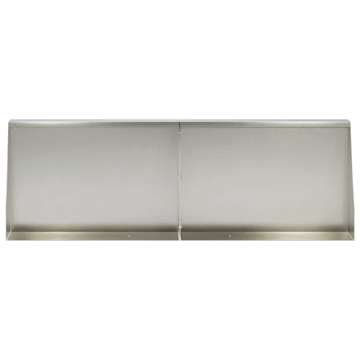 Retaining Wall 2 pcs 60 x 12 x 50 cm Stainless Steel Silver