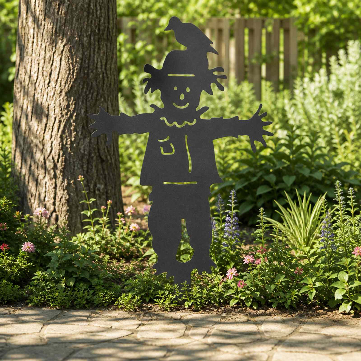Garden Stake 75.5 x 44 cm Steel Black