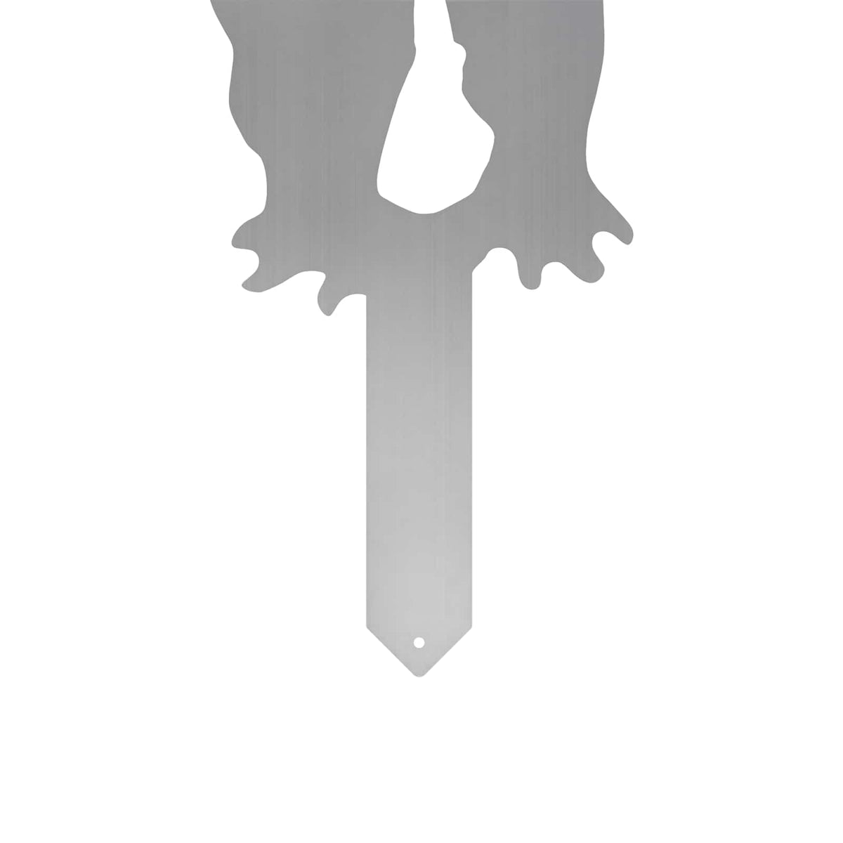 Garden Stake 75.5 x 44 cm Galvanised Steel Silver