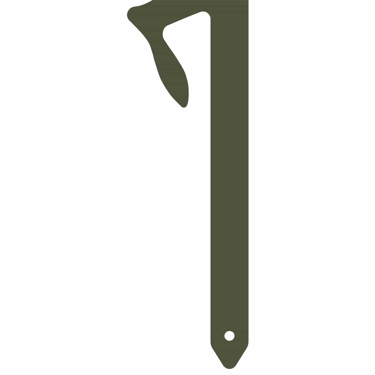Garden Stake 36 x 24 cm Steel Olive Green