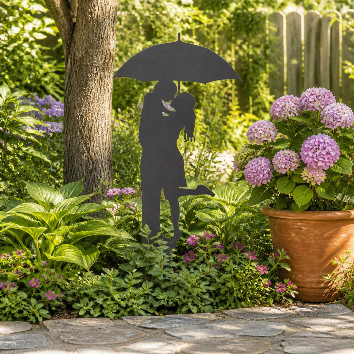 Garden Stake 50 x 24.5 cm Steel Black