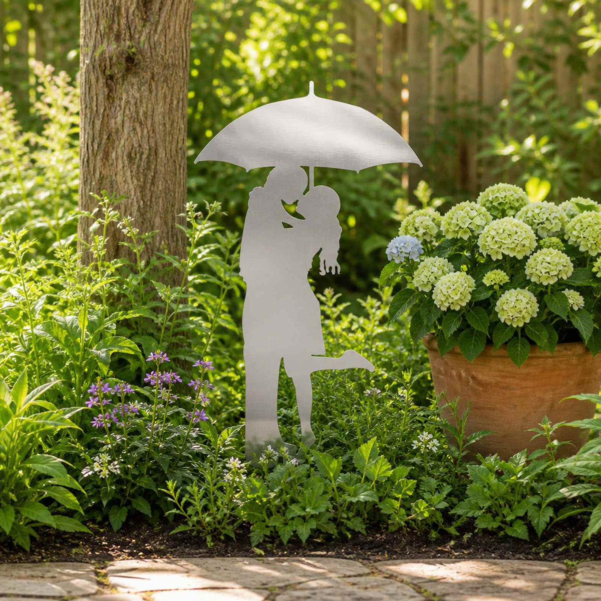 Garden Stake 50 x 24.5 cm Steel Olive Green
