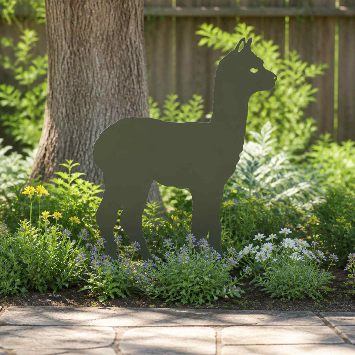 Garden Stake 47.5 x 32 cm Steel Olive Green