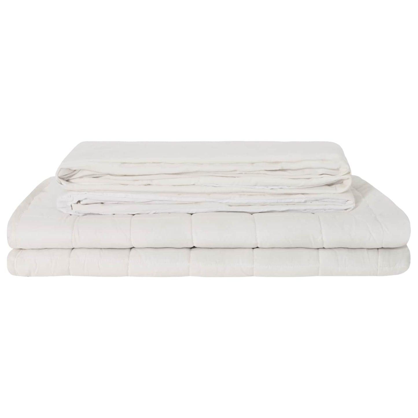 Weighted Blanket White 140 x 200 cm 6 kg 100% Cotton 205T