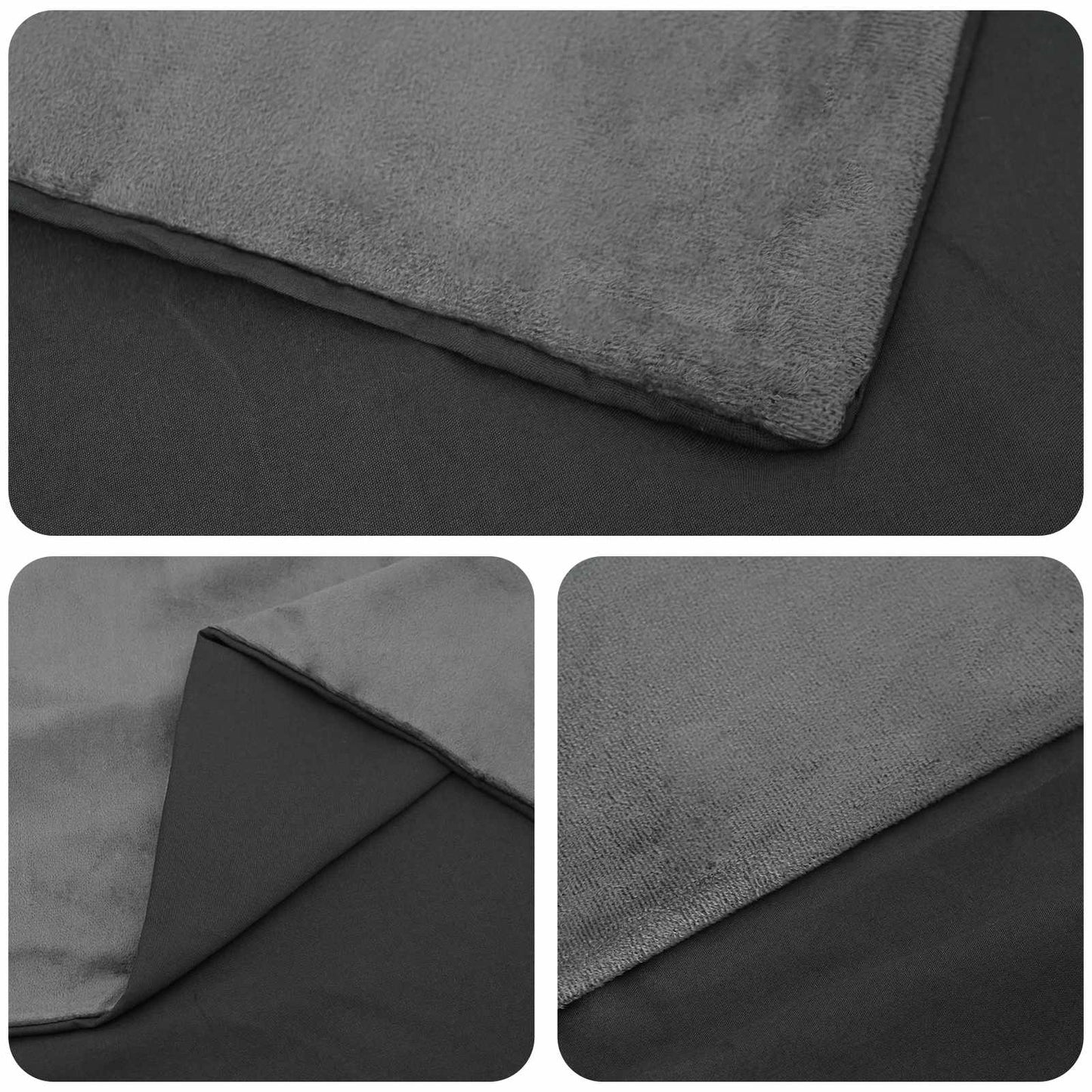 Weighted Blanket Anthracite 135 x 200 cm 6 kg 100% Cotton 205T