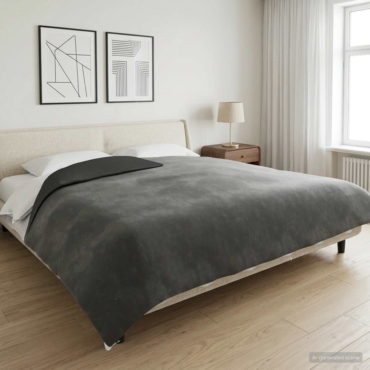 Weighted Blanket Anthracite 200 x 220 cm 13 kg 100% Cotton 205T