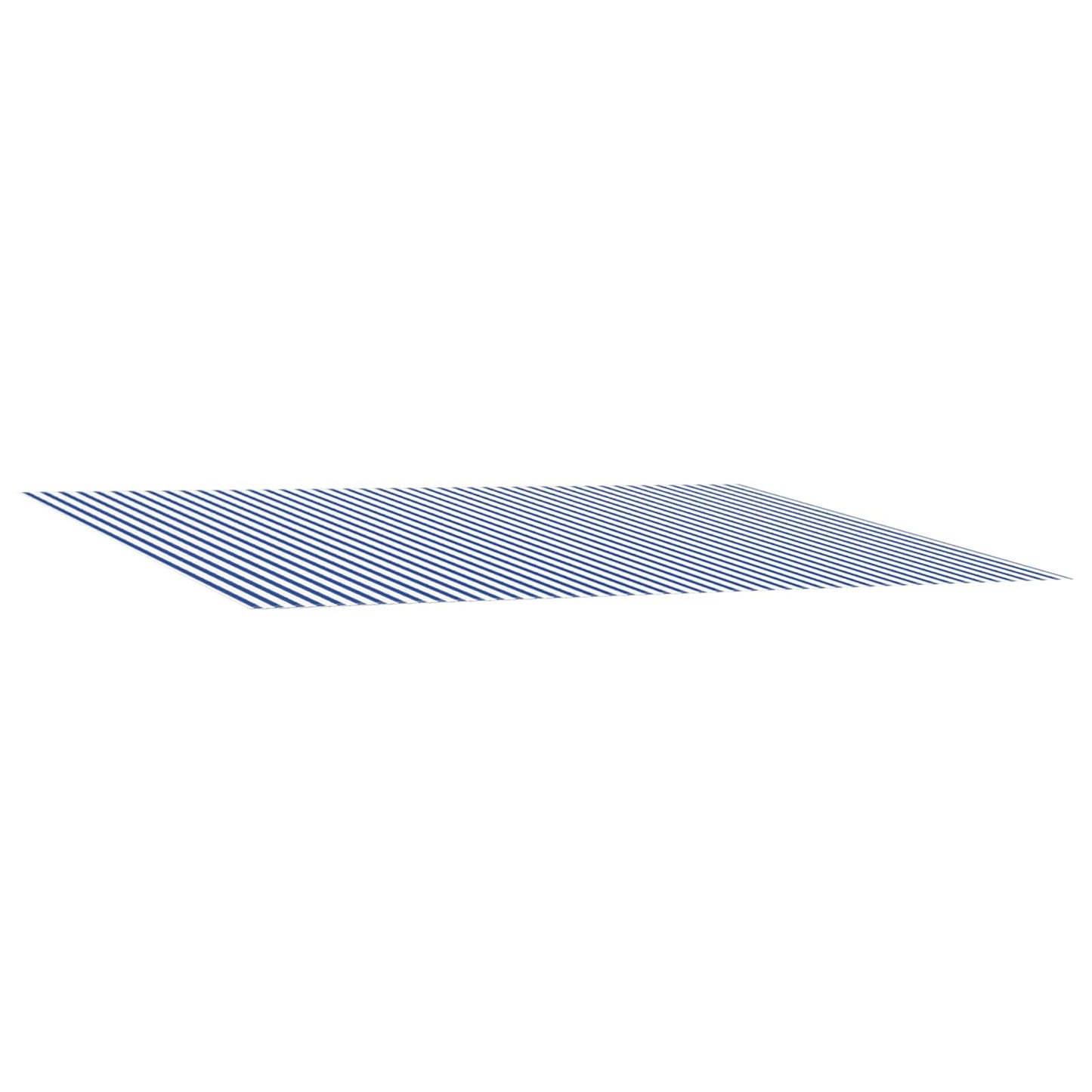 Awning Replacement Fabric Blue and White 400 x 300 cm Polyester