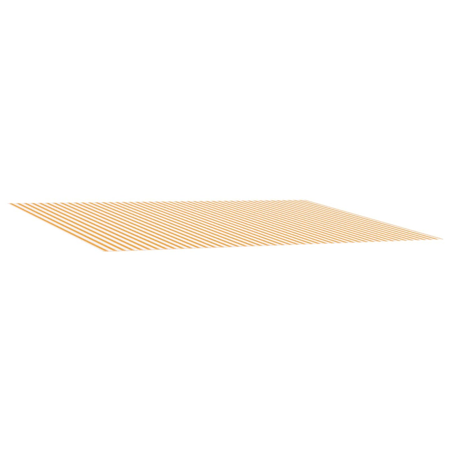 Awning Replacement Fabric Yellow and White 600 x 300 cm