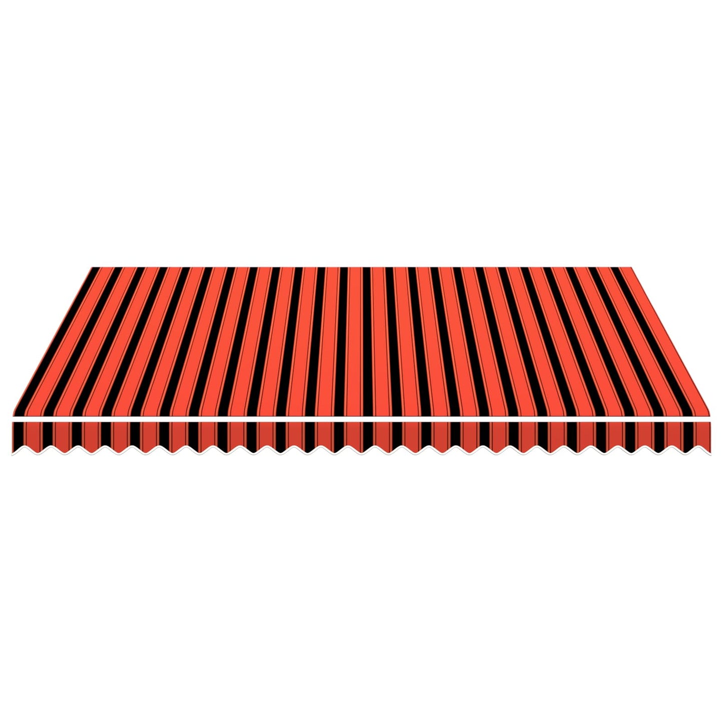 Awning Replacement Fabric Orange and Brown 350 x 250 cm