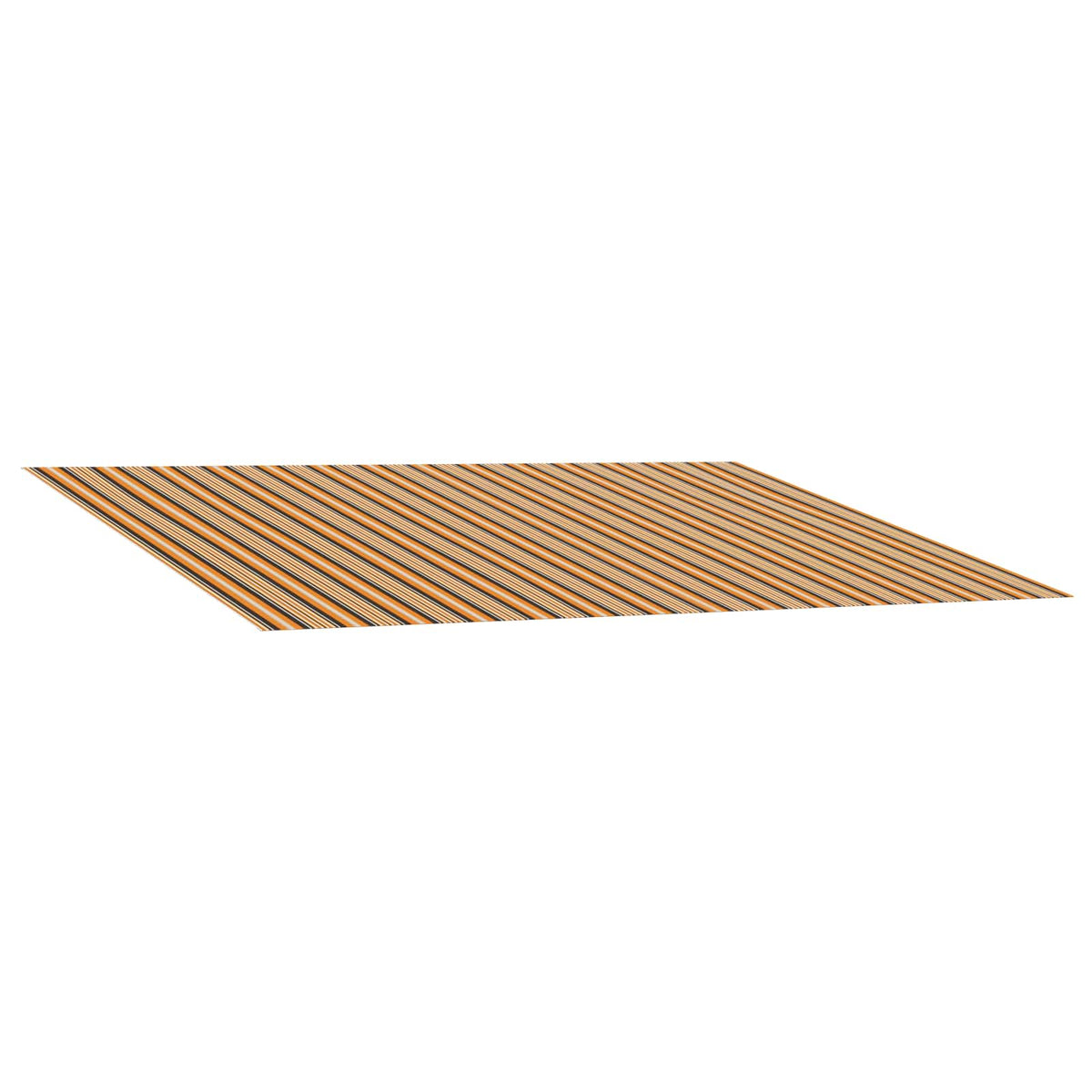 Awning Replacement Fabric Orange and Black 250 x 200 cm