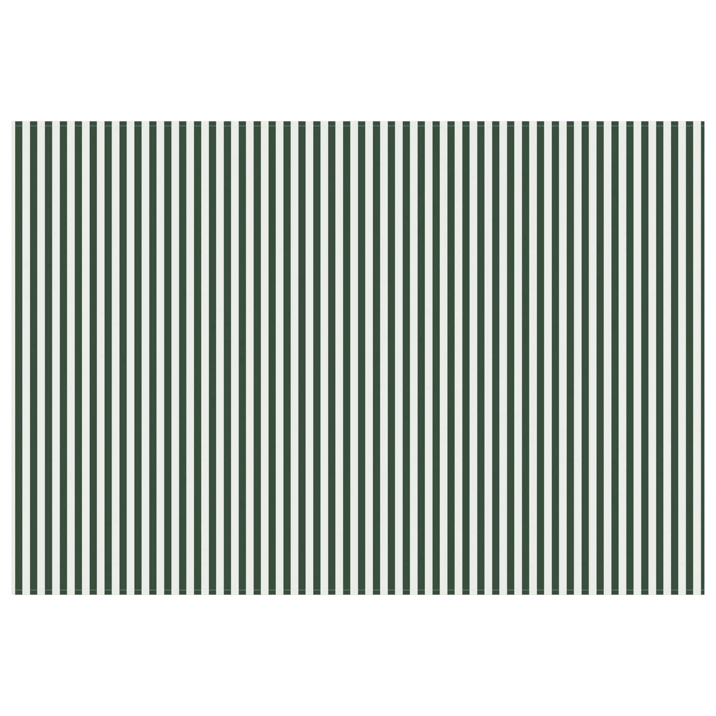 Awning Replacement Fabric Green and White 350 x 250 cm
