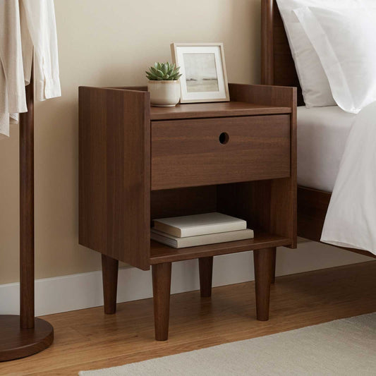 Bedside Table BILBAO Dark Caramel 45 x 35 x 59 cm