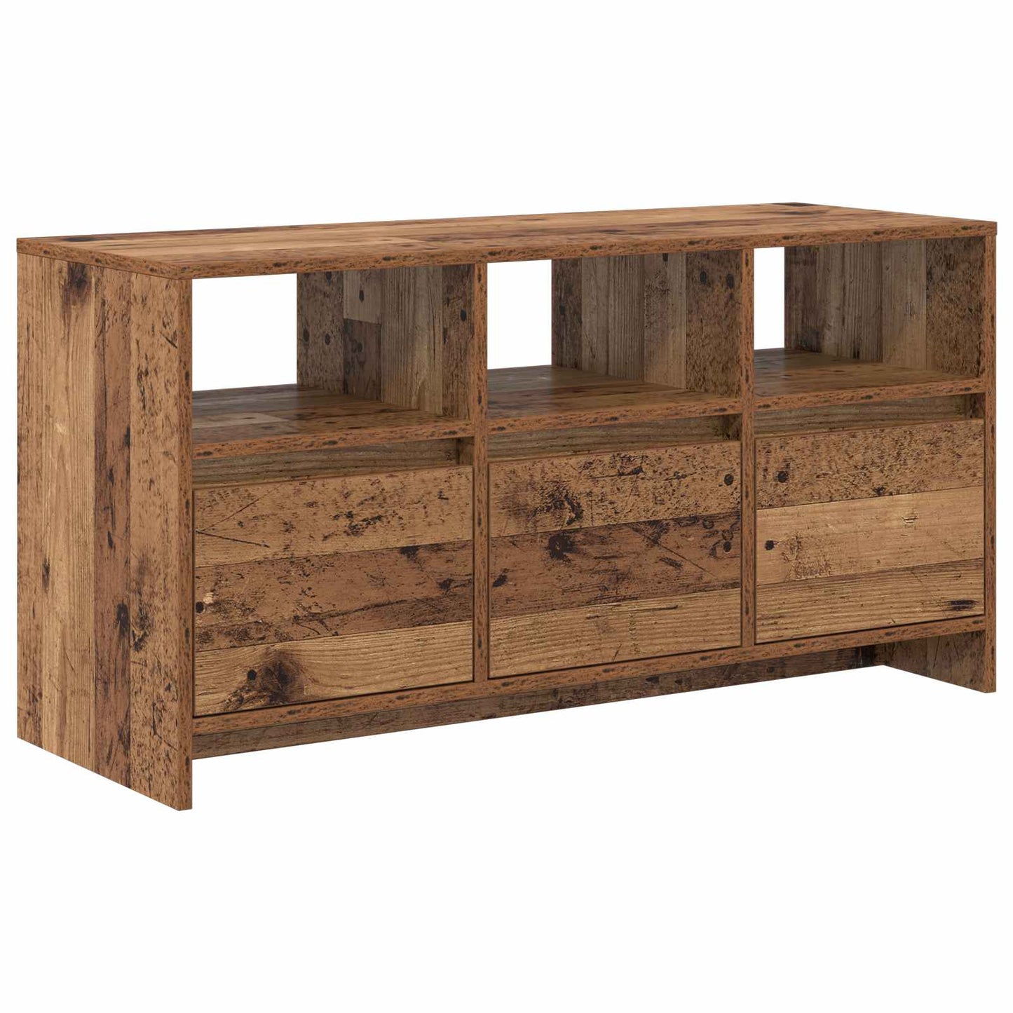 TV Cabinet 102 x 37.5 x 52.5 cm Old Wood Engineered Wood