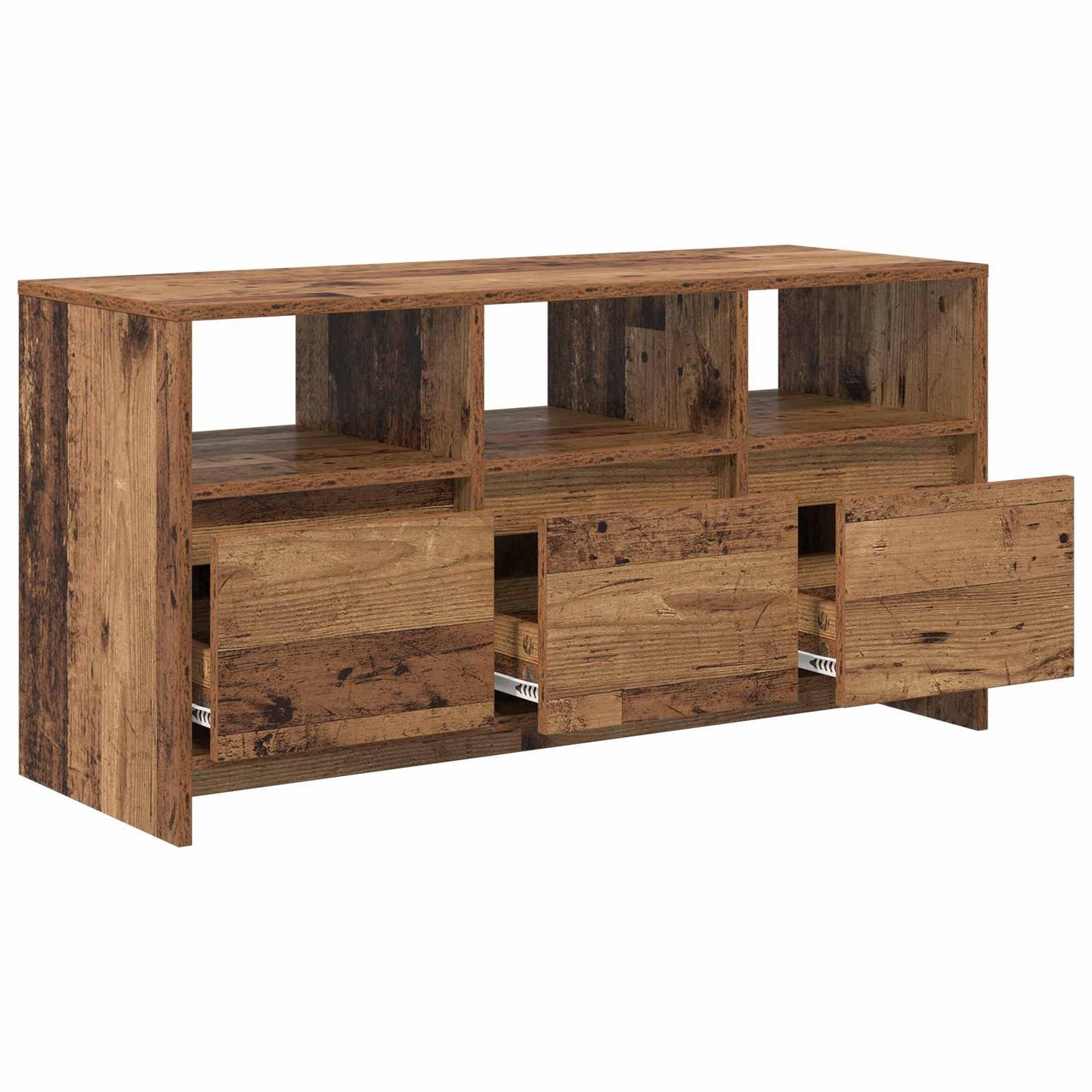 TV Cabinet 102 x 37.5 x 52.5 cm Old Wood Engineered Wood