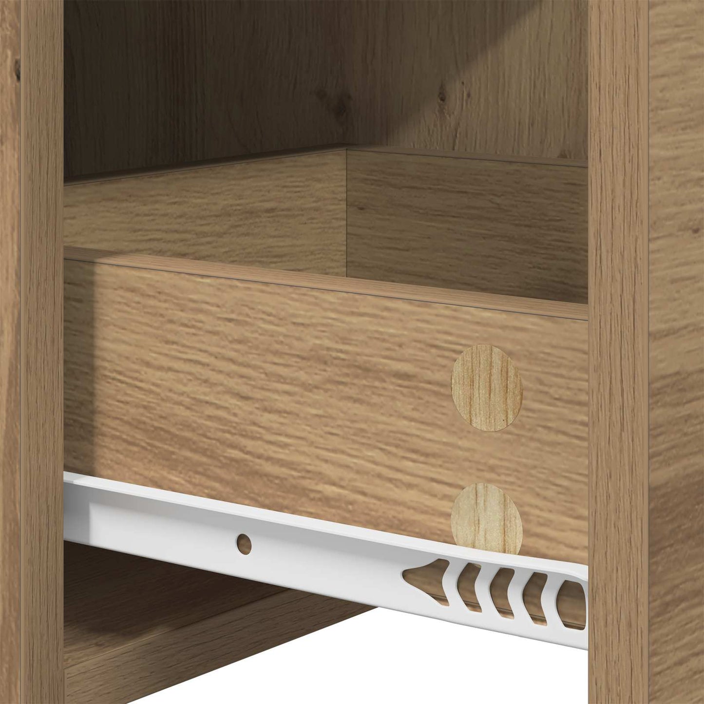 TV Cabinet 102 x 37.5 x 52.5 cm Artisan Oak Engineered Wood