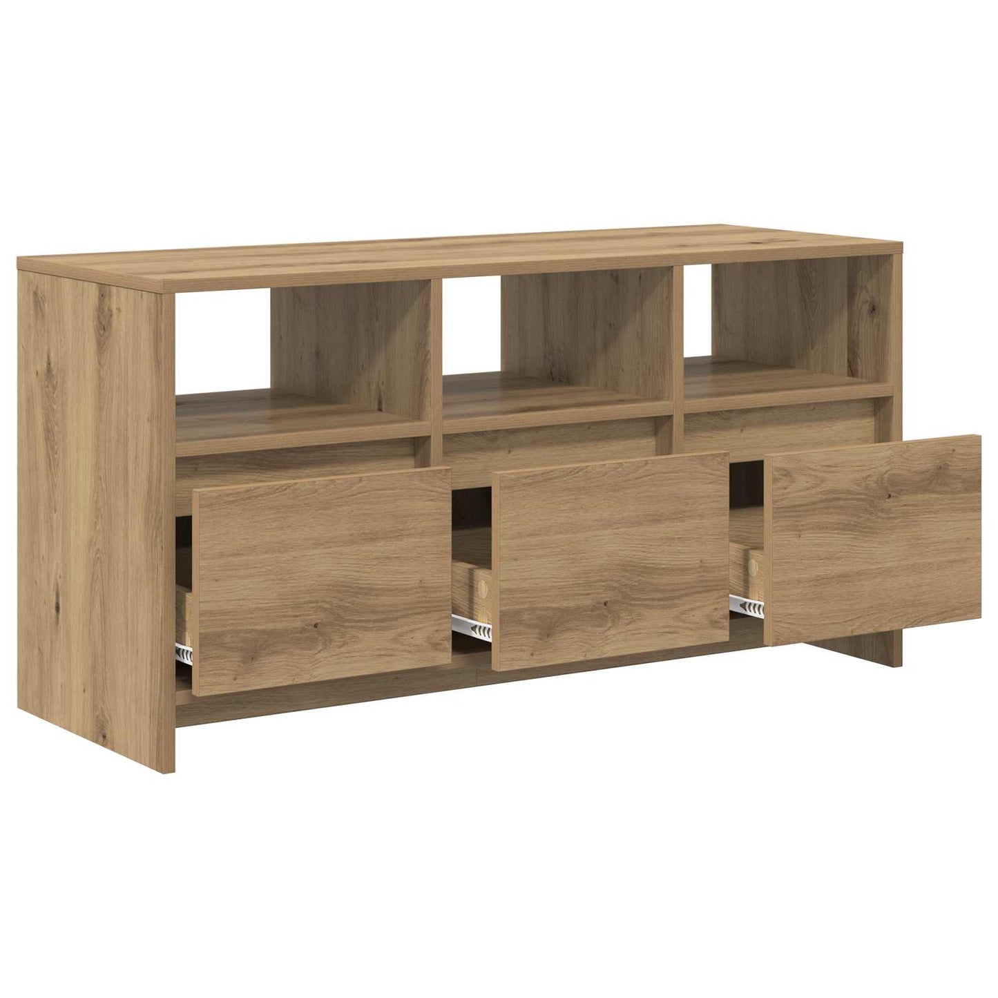 TV Cabinet 102 x 37.5 x 52.5 cm Artisan Oak Engineered Wood
