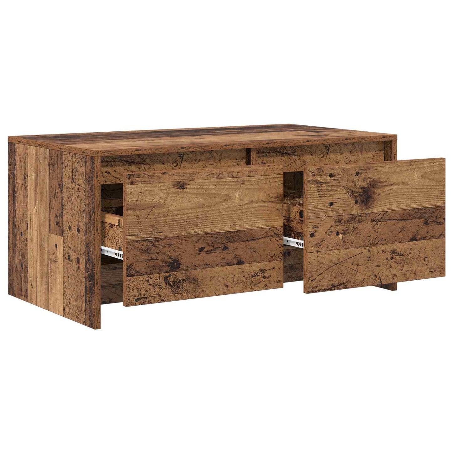 Coffee Table Oak Wood 90 x 50 x 41.5 cm Engineered Wood