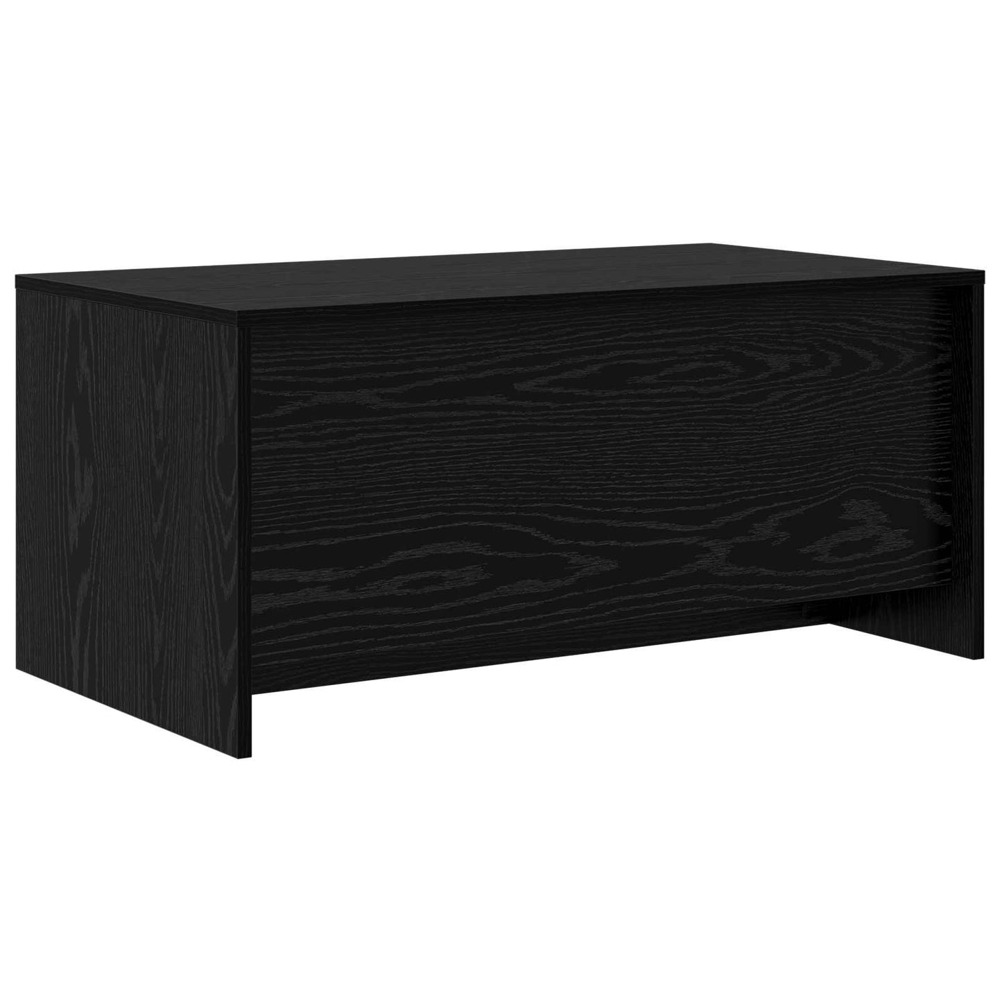 Coffee Table Black Oak 90 x 50 x 41.5 cm Engineered Wood