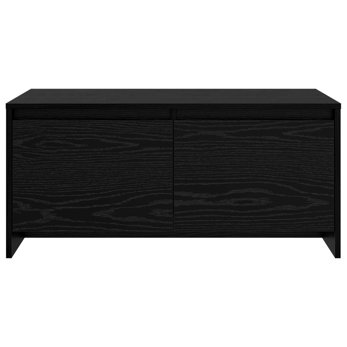 Coffee Table Black Oak 90 x 50 x 41.5 cm Engineered Wood