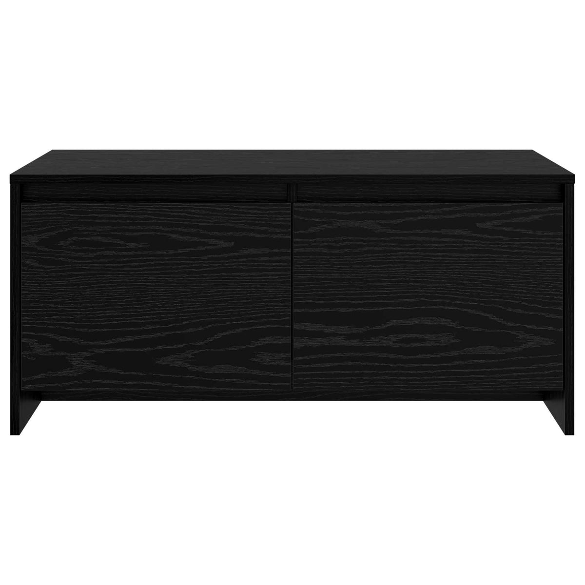 Coffee Table Black Oak 90 x 50 x 41.5 cm Engineered Wood