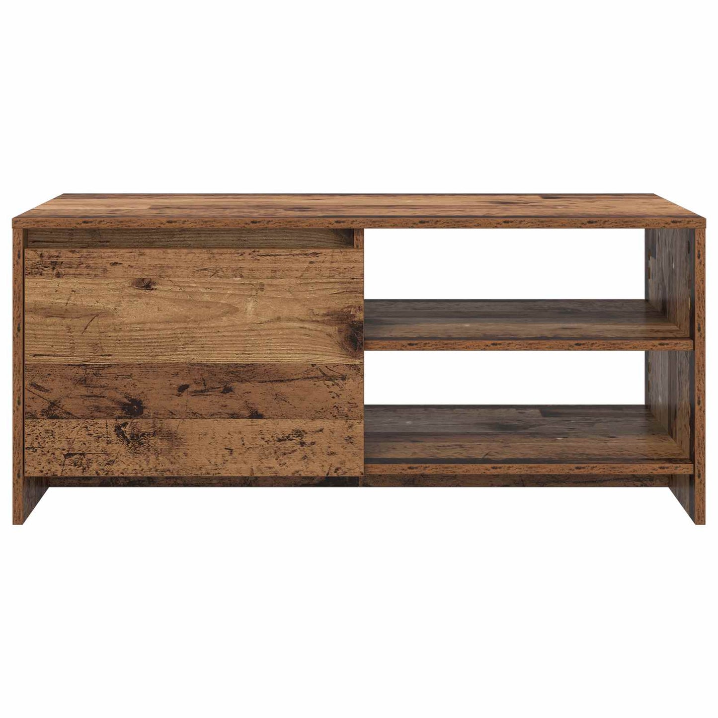 Coffee Table Oak Wood 102 x 50 x 45 cm Engineered Wood