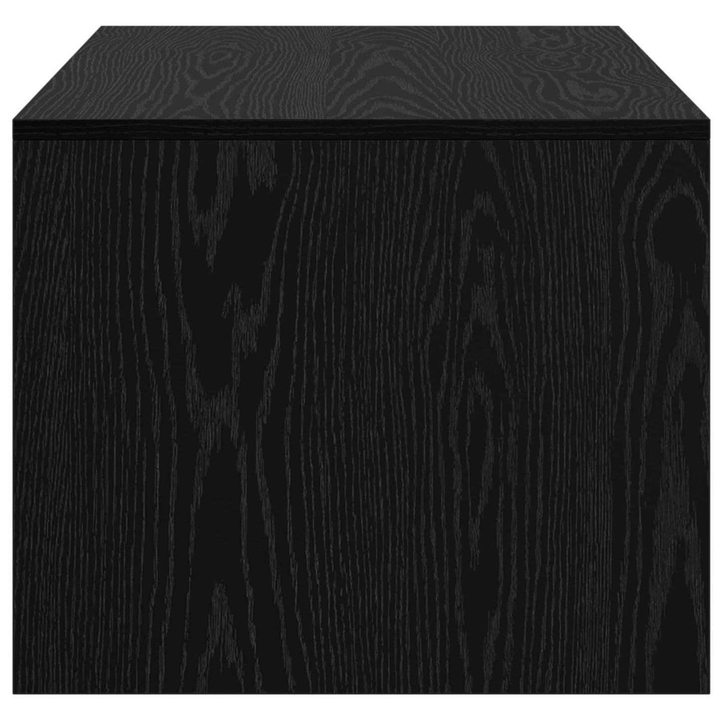Coffee Table Black Oak 102 x 50 x 45 cm Engineered Wood