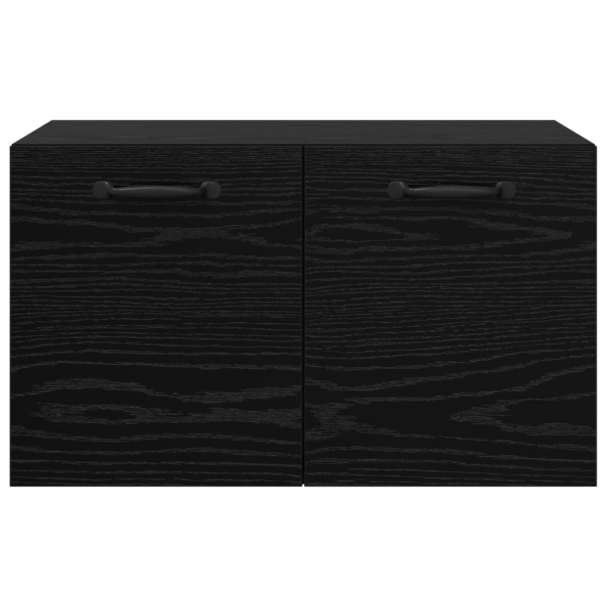 Wall Cabinet 60 x 36.5 x 35 cm Engineered Wood Black Oak