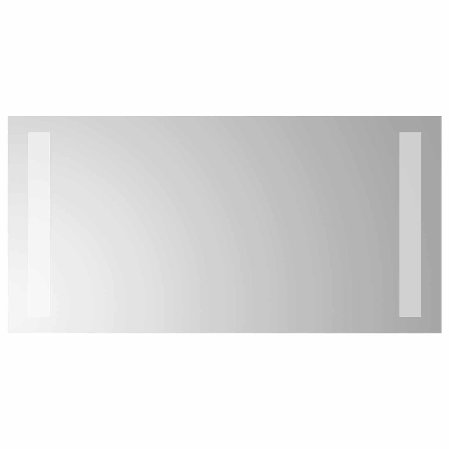 LED Bathroom Mirror Transparent 40 x 20 cm Tempered Glass