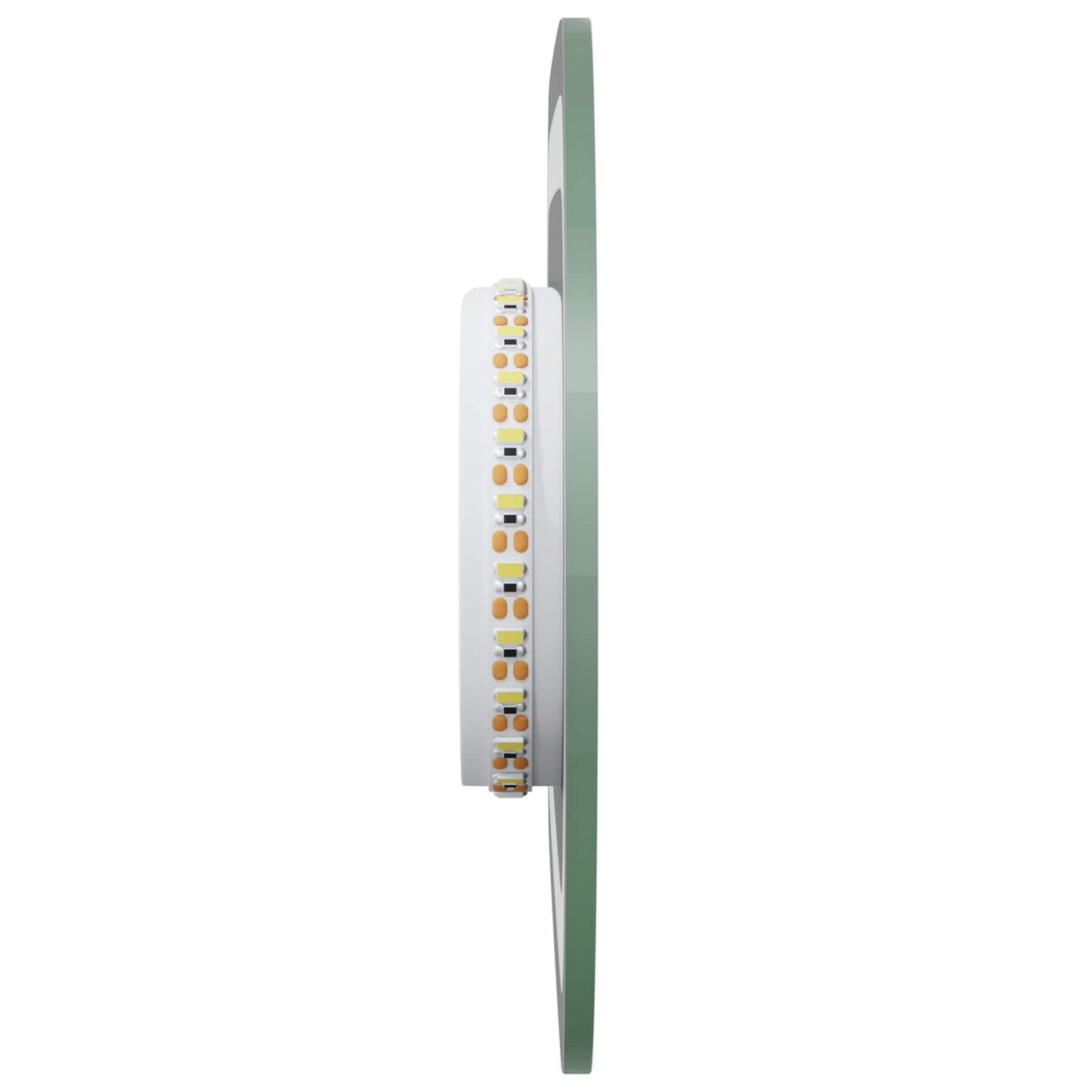 LED Bathroom Mirror Transparent 40 x 15 cm Tempered Glass