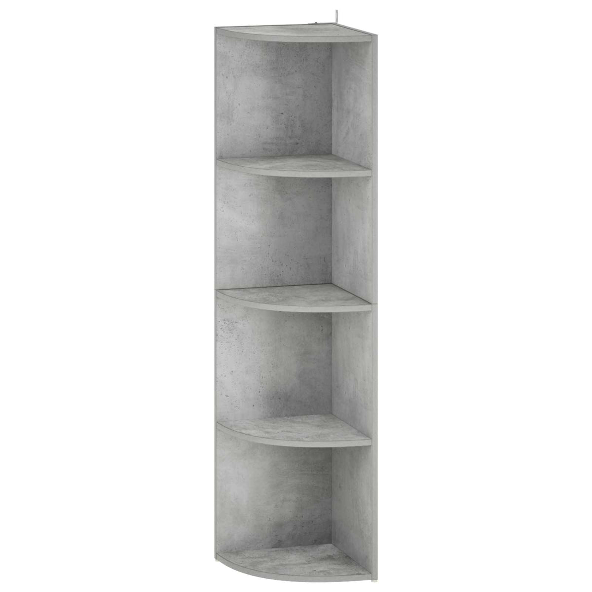 Corner Shelf 4-Tier 31.5 x 31 x 130 cm Engineered Wood