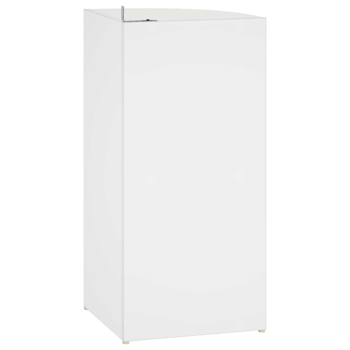 Corner Shelf 2-Tier 31.5 x 31 x 66 cm Engineered Wood White